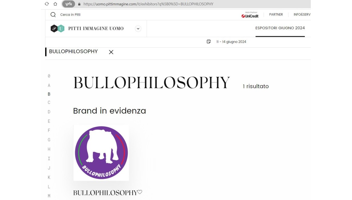 Bullophilosophy a Pitti Immagine Uomo - Giugno 2024